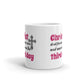 Christ Died For Our Sins And Rose On The Third Day Easter Gift Coffee Mug