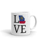State Pride Georgia Love Peach State Atlanta Columbus Athens Coffee Mug