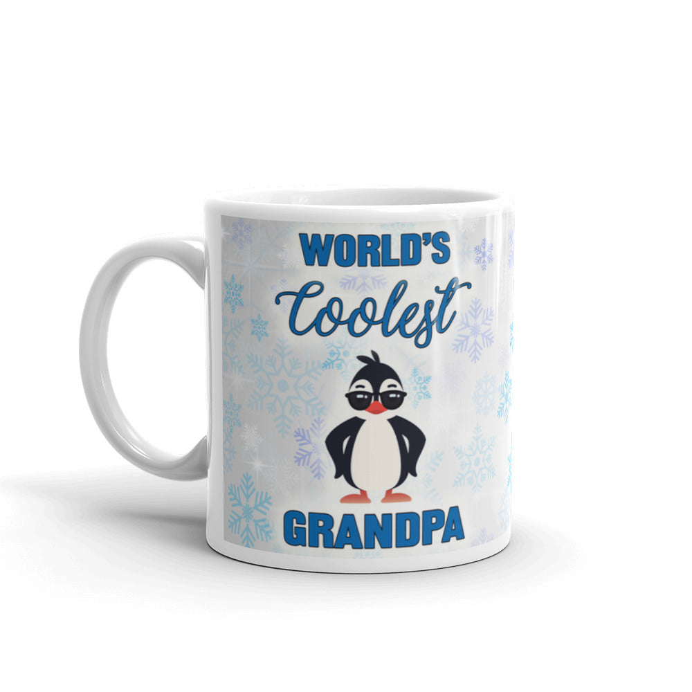 World's Coolest Grandpa Penguin Gifts Coffee Mug