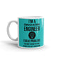 I'm A Computer Network Engineer I Solve Problems Coffee Ceramic Mug