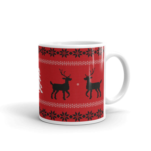 For Christmas Sweater Pattern Themed Religious Coffee Ceramic Mug