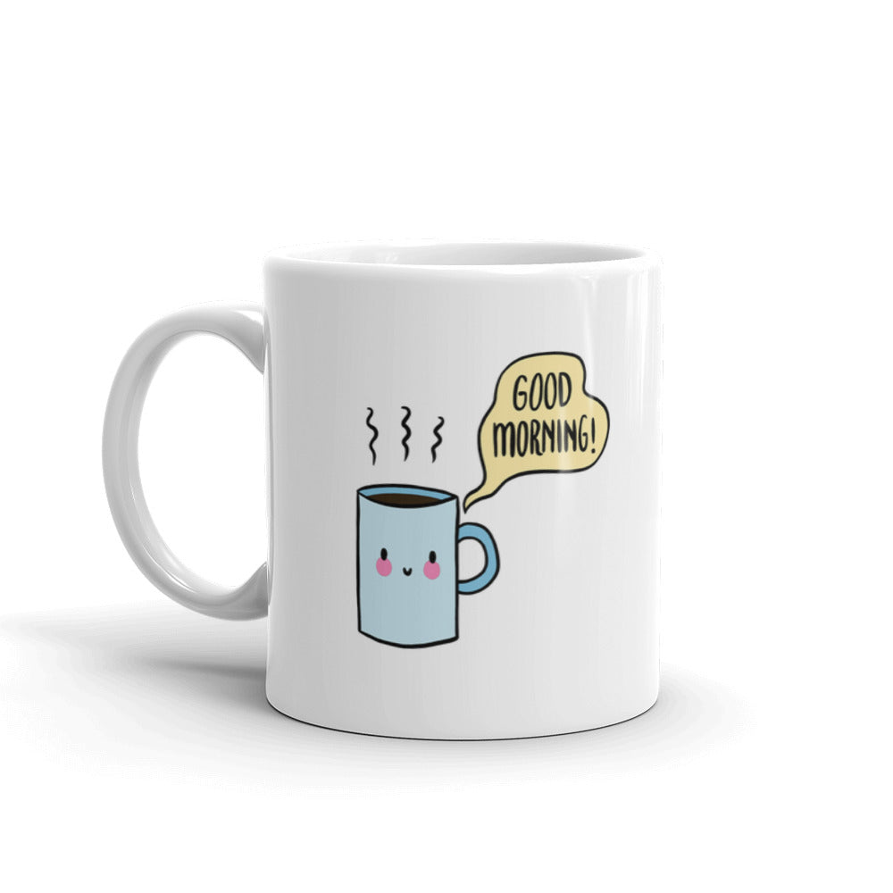 Good Morning Unique Coffee Lovers Gift Coffee Ceramic Mug