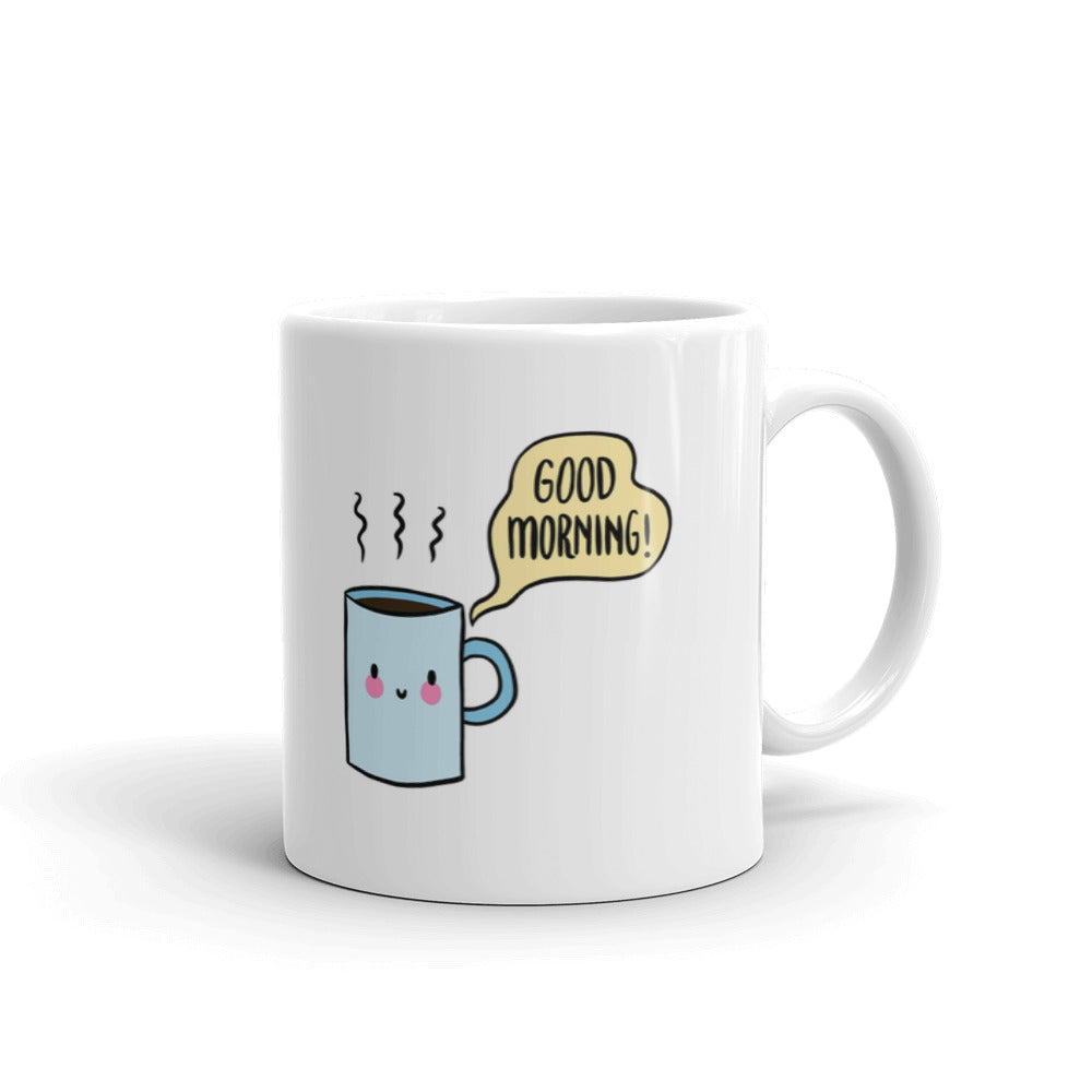 Good Morning Unique Coffee Lovers Gift Coffee Ceramic Mug