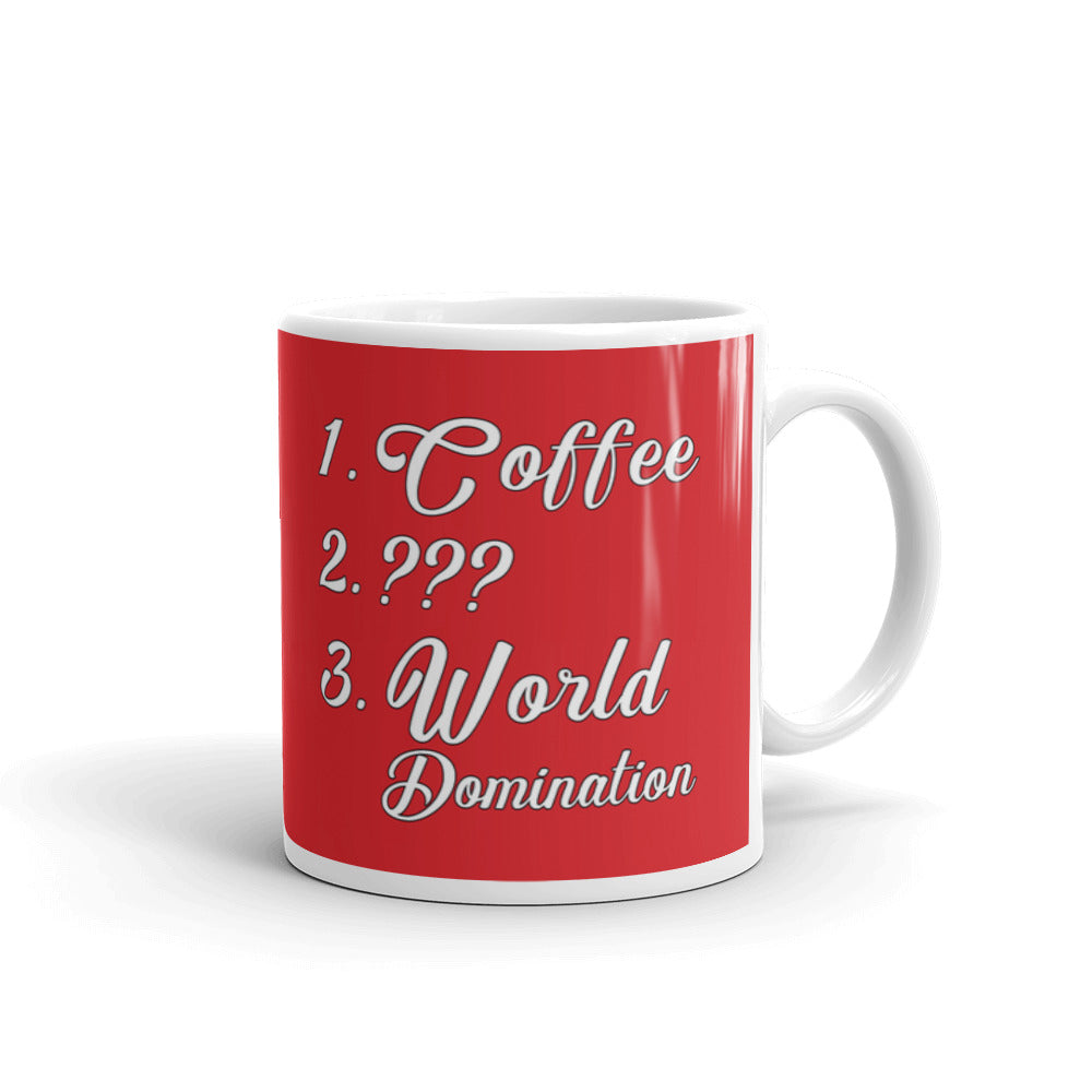 Coffee World Domination Gift Coffee Ceramic Mug