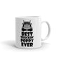 Best Truckin Poppy Ever Truck Driver Gift Coffee Ceramic Mug
