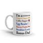 I'm A Egg Beatin Breakfast Eatin Bonus Dad Funny Coffee Tea Ceramic Mug/Cup