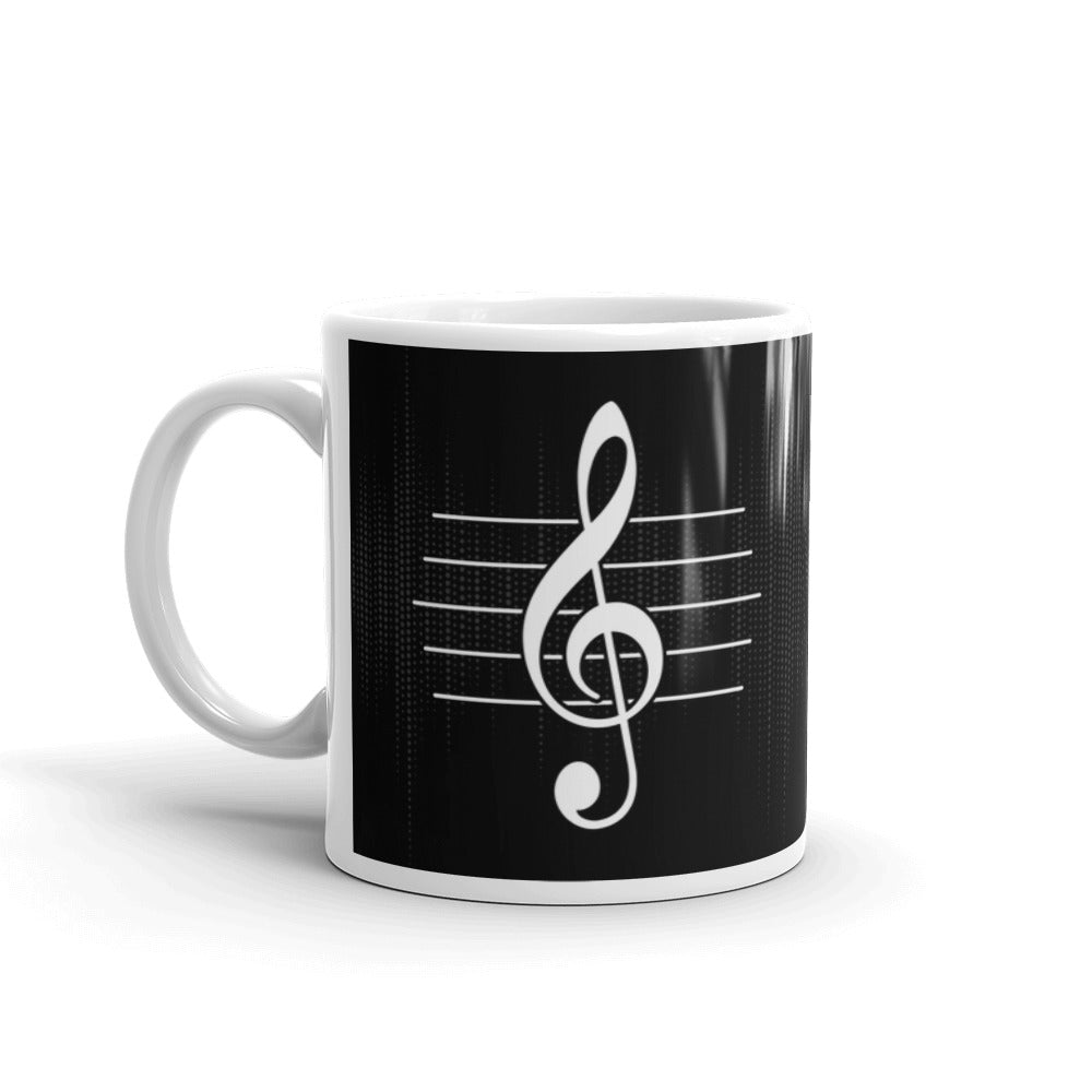 Violin key, Musical key Gift For Music Lover Coffee Tea Ceramic Mug/Cup