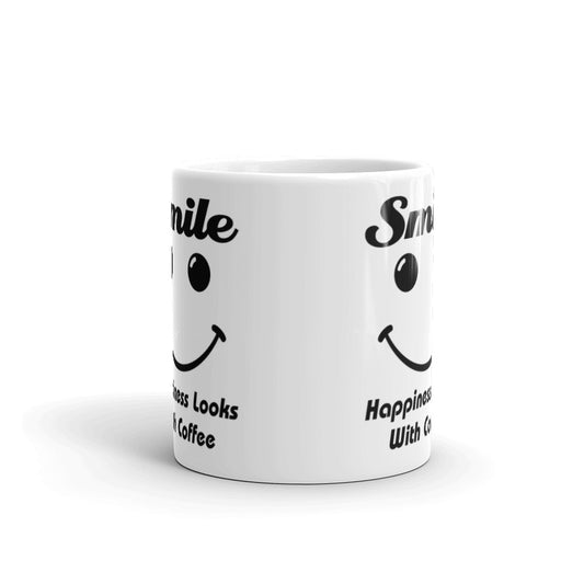 Smile Happiness Looks With Coffee Coffee Tea Ceramic Mug/Cup