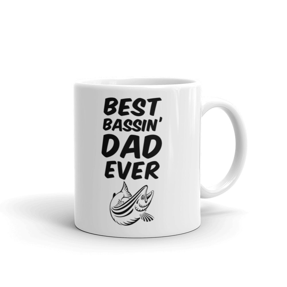 Best Bassin Dad Ever  Funny Gift Mug Coffee Tea Ceramic Mug/Cup