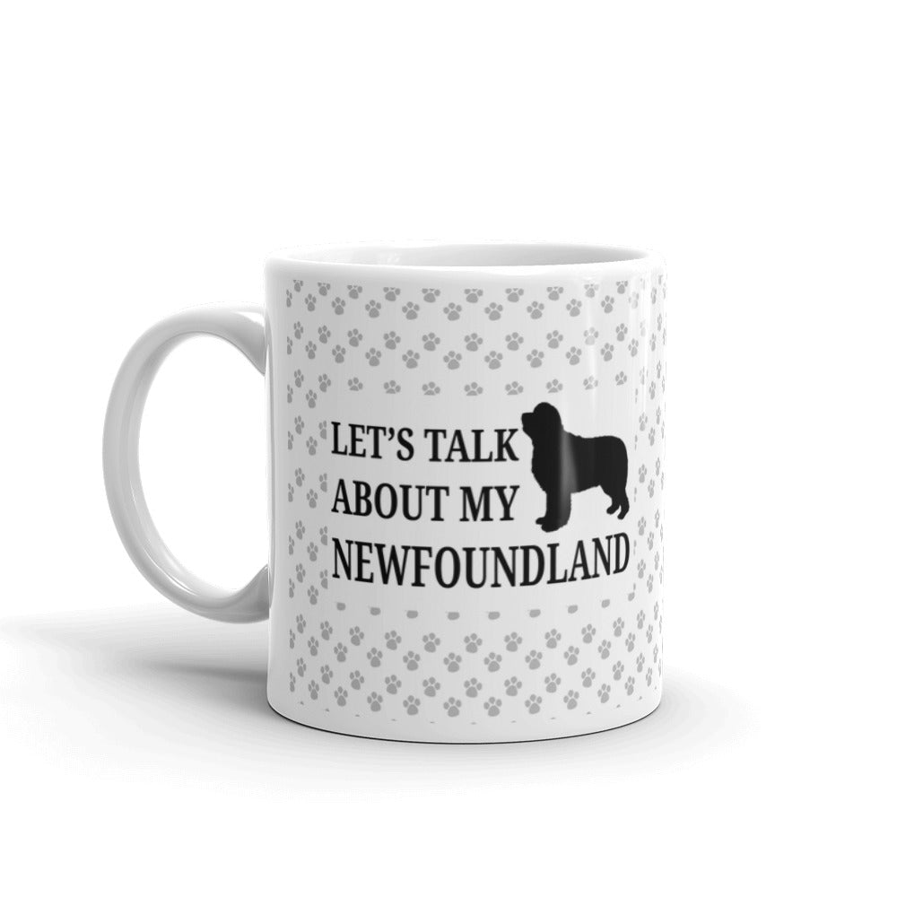 Lets' Talk My Newfoundland Funny Gift Mug Coffee Tea Ceramic Mug/Cup