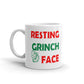 Resting Grinch Face Funny Gift Mug Coffee Tea Ceramic Mug/Cup