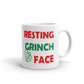 Resting Grinch Face Funny Gift Mug Coffee Tea Ceramic Mug/Cup