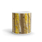 Promotional Art Golden Birch Forest Tree Trunks Gift Coffee Ceramic Mug/Cup