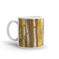 Promotional Art Golden Birch Forest Tree Trunks Gift Coffee Ceramic Mug/Cup