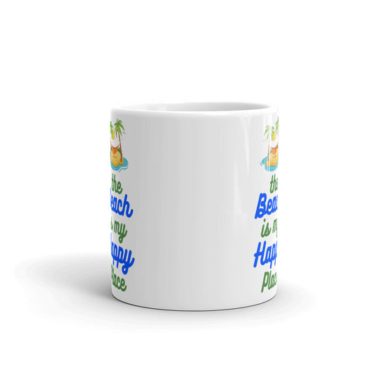 The Beach Is My Happy Place Gift Coffee Ceramic Mug/Cup