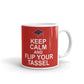 Keep Calm Flip Your Tassel Graduate Gift Coffee Ceramic Mug/Cup