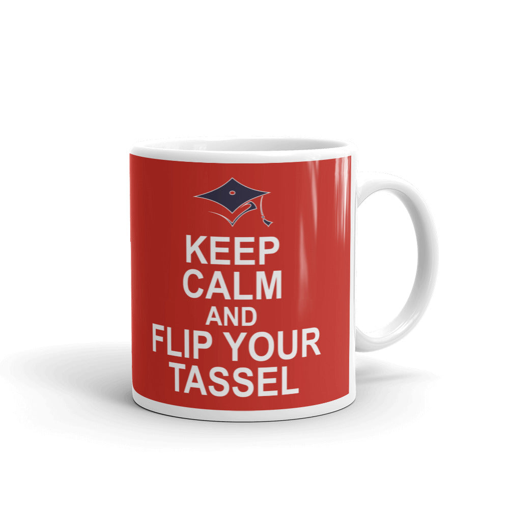 Keep Calm Flip Your Tassel Graduate Gift Coffee Ceramic Mug/Cup