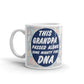 This Grandpa Passed Along Some Fine DNA Nerd Gift Coffee Ceramic Mug/Cup