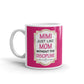 Mimi Just Like Mom Without Discipline Best Aunt Gift Coffee Ceramic Mug/Cup