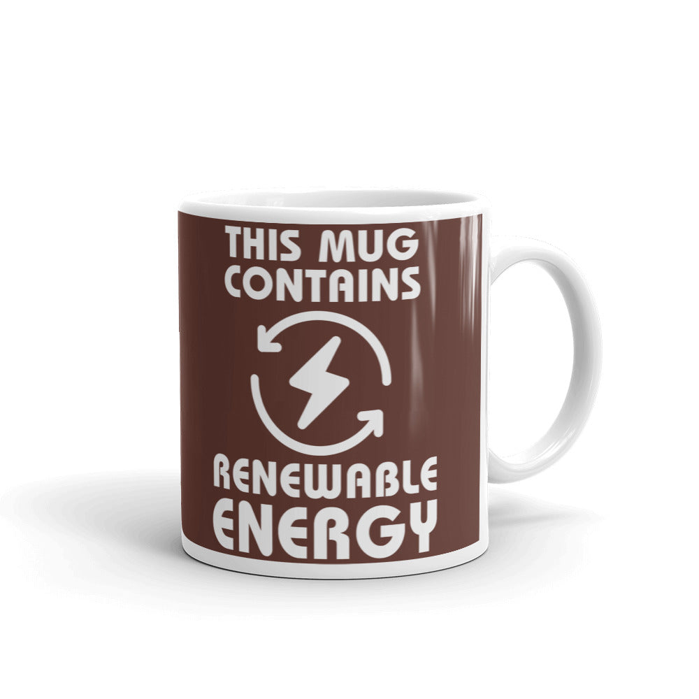 This Mug Contain Renewable Energy Gift Coffee Ceramic Mug/Cup
