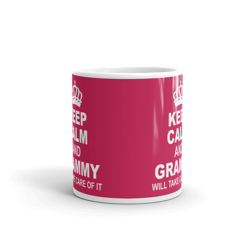 Keep Calm And Grammy Will Take Care of It Gift Coffee Ceramic Pink Mug/Cup