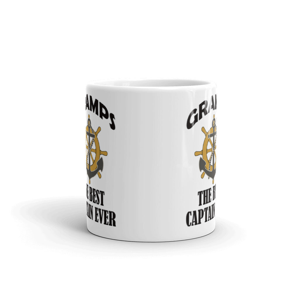 Gramps The Best Captain Ever Nautical Grandpa Gift Coffee Ceramic Mug/Cup