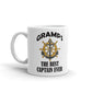 Gramps The Best Captain Ever Nautical Grandpa Gift Coffee Ceramic Mug/Cup