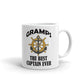 Gramps The Best Captain Ever Nautical Grandpa Gift Coffee Ceramic Mug/Cup