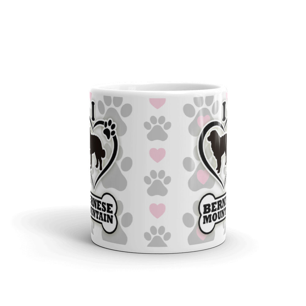 I Love Bernese Mountain Dog Pet Lover Gift Coffee Ceramic Mug/Cup