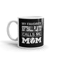 My Favorite Softball Player Calls Me Mom Gift Coffee Ceramic Mug/Cup