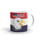 Murica Bald Eagle 4th of July USA Pride American Gift Coffee Ceramic Mug/Cup
