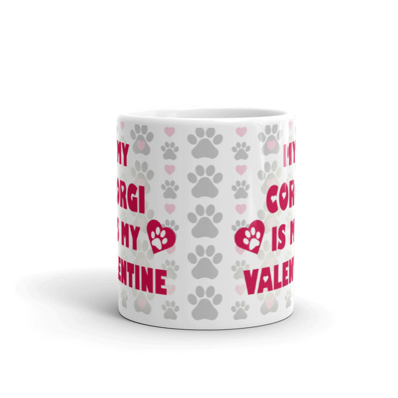 My Corgi Is My Valentine Gift Coffee Ceramic Mug/Cup