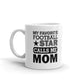 My Favorite Football Star Calls Me Mom Gift Coffee Ceramic Mug/Cup