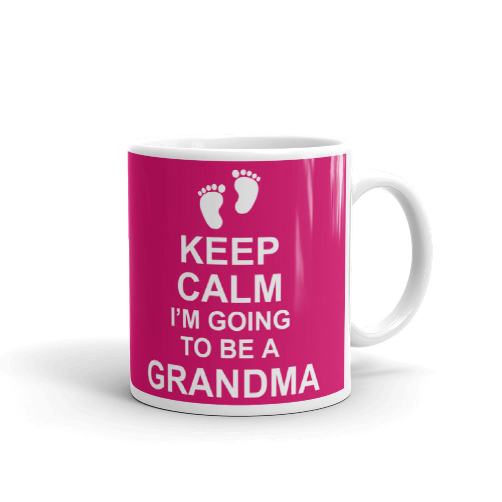 Keep Calm I'm Going to be a Grandma Expecting Grandma Coffee Mug Tea Cup