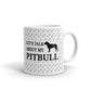 Pitbull Gifts Let's Talk About my Pit Bull Pet Dog Lovers Coffee Mug Tea Cup