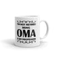 Retirement Gift I'm Not Retired Being Oma is My Profession Coffee Mug Tea Cup