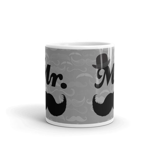 Wedding Gift Mr Mustache Coffee Lover Coffee Mug Tea Cup