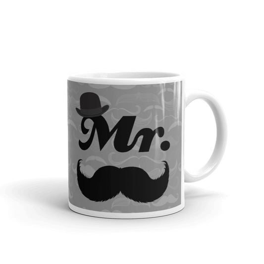 Wedding Gift Mr Mustache Coffee Lover Coffee Mug Tea Cup