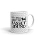 Let's Talk About My Basset Hound Dogs Gift Coffee Mug Tea Cup