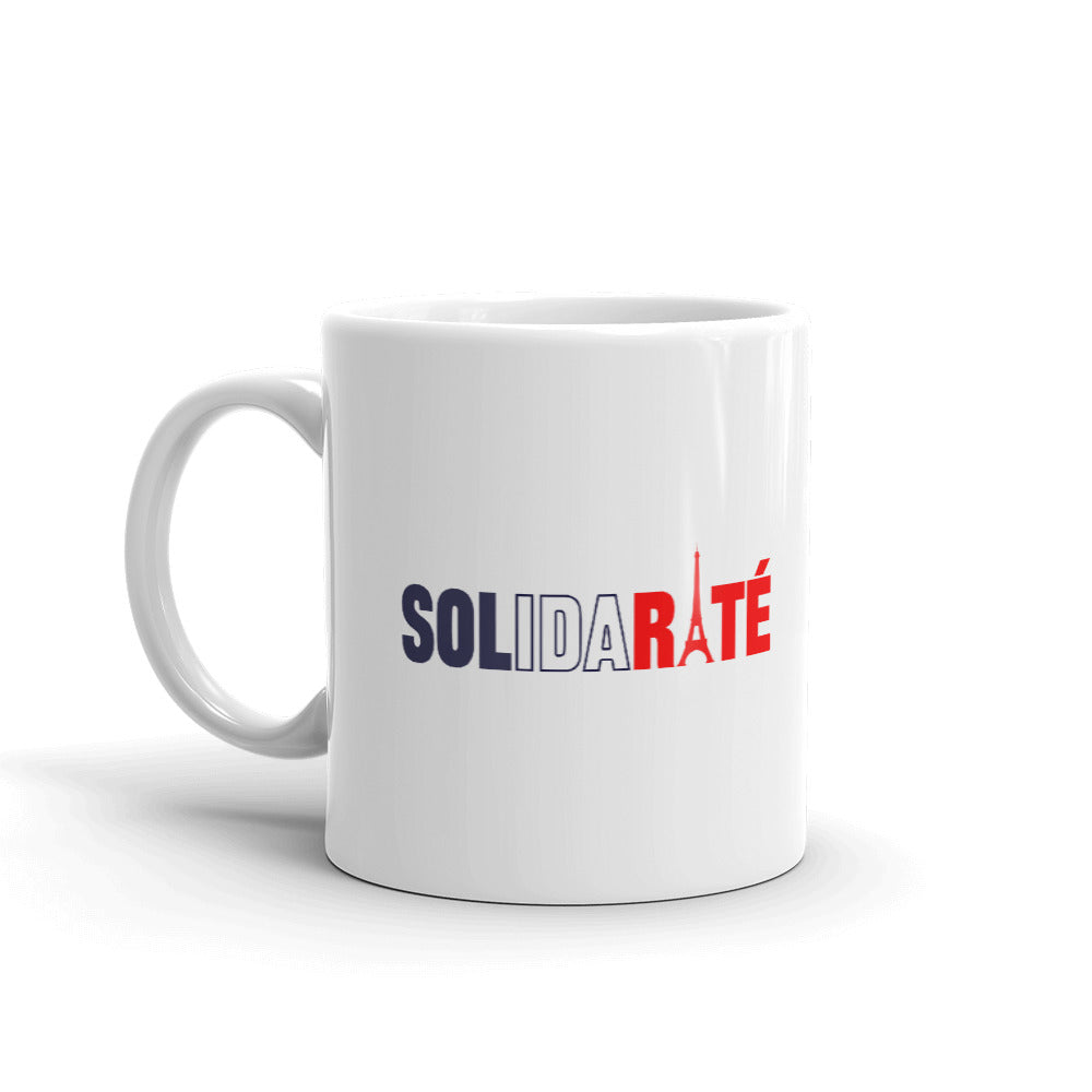 Paris Support Solidarite Solidarity Peace Coffee Mug Tea Cup