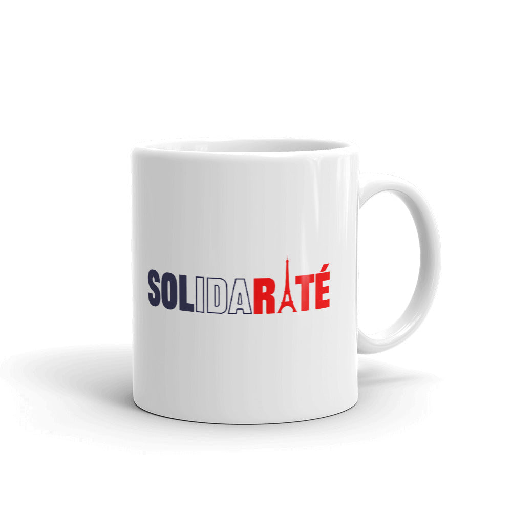 Paris Support Solidarite Solidarity Peace Coffee Mug Tea Cup
