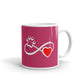 Dog Cat Infinite Love Infinity Symbol Paw Prints Pet Owner Coffee Mug Tea Cup