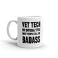 Vet Tech Gifts Official Title Call Me Badass Coworker Gift Coffee Mug Tea Cup