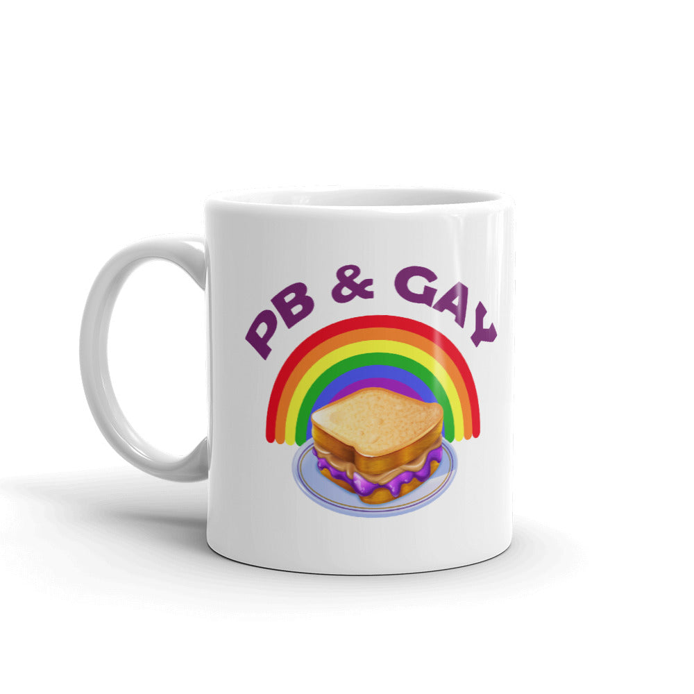 PB & Gay Coffee Mug Tea Cup