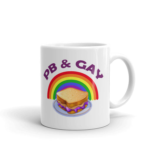 PB & Gay Coffee Mug Tea Cup