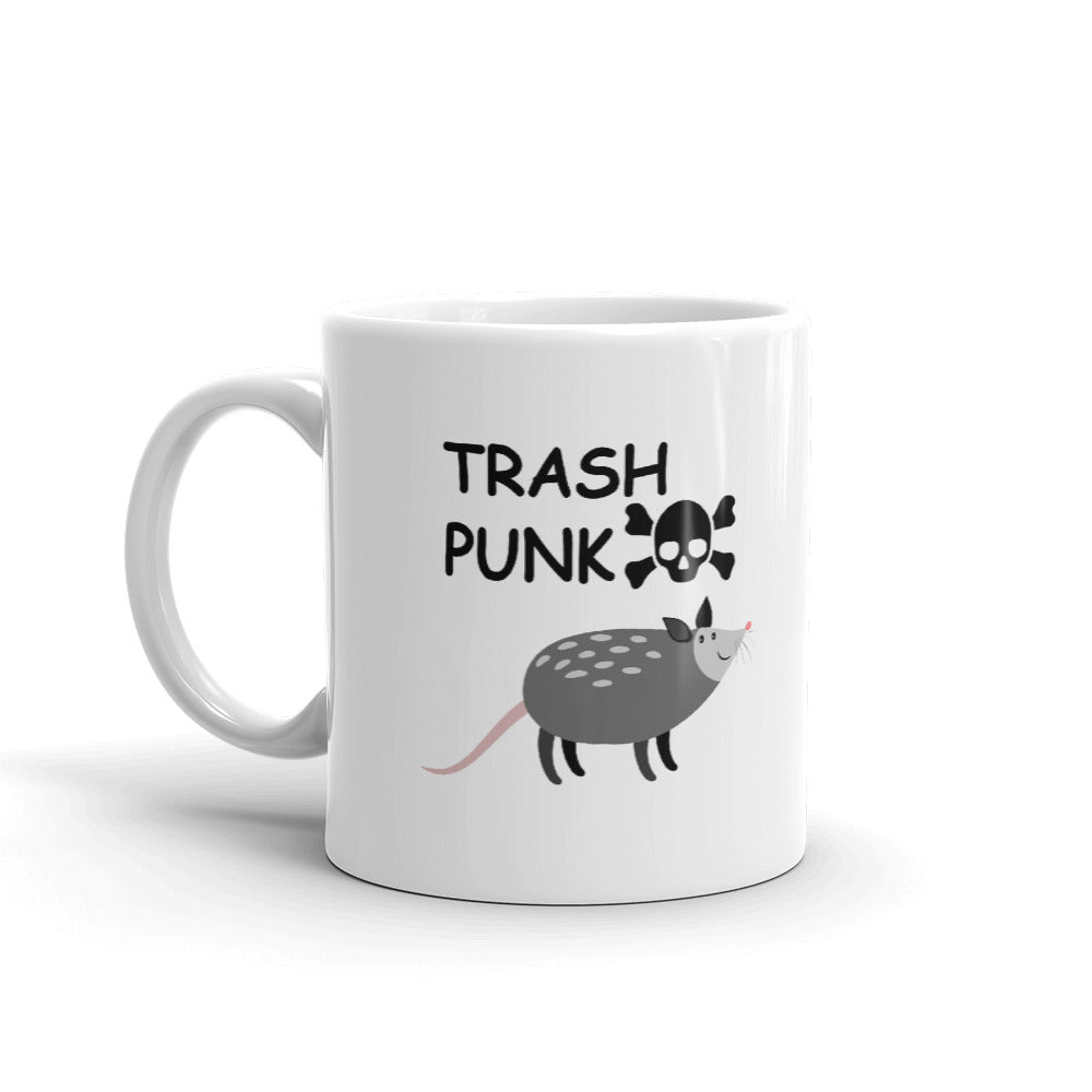 Trash Punk Possum Gift Coffee Mug Tea Cup