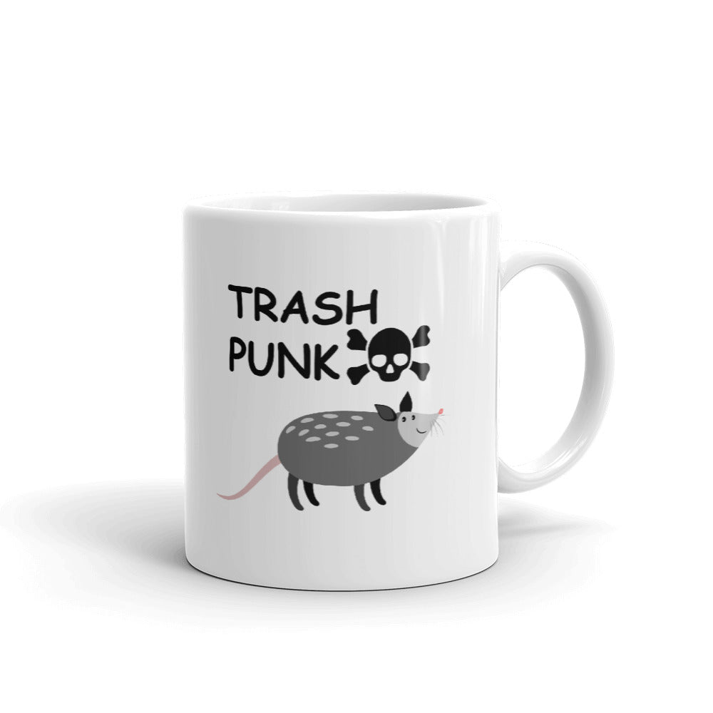 Trash Punk Possum Gift Coffee Mug Tea Cup