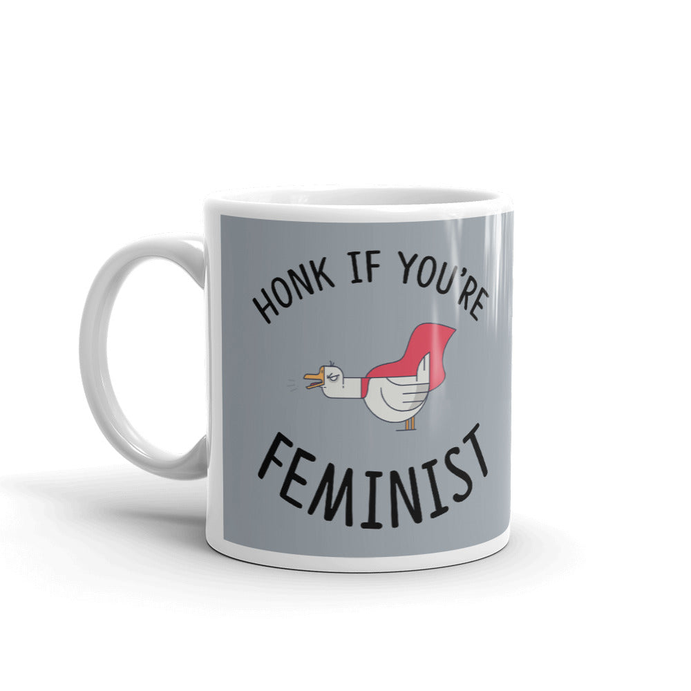 Honk If You're Feminist Coffee Tea Ceramic Mug/Cup