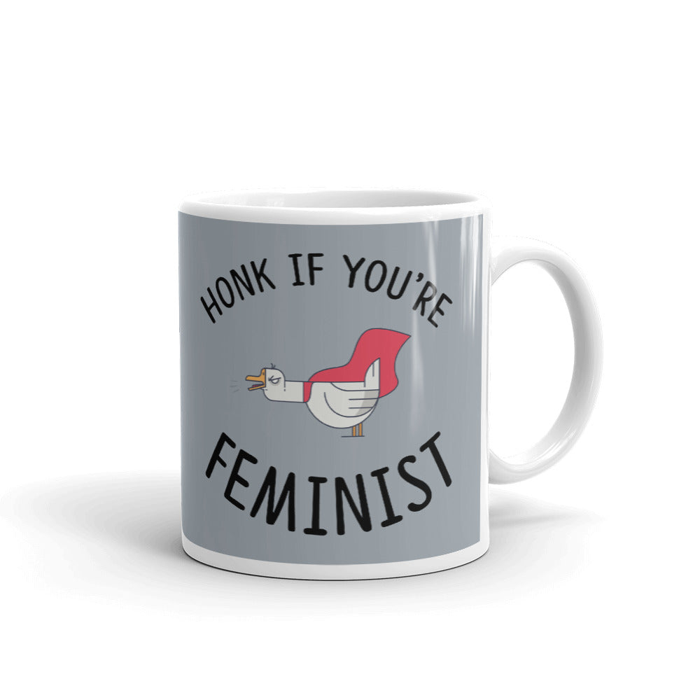 Honk If You're Feminist Coffee Tea Ceramic Mug/Cup