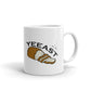 Yeeast Bread Loaf With Slices Coffee Tea Ceramic Mug/Cup